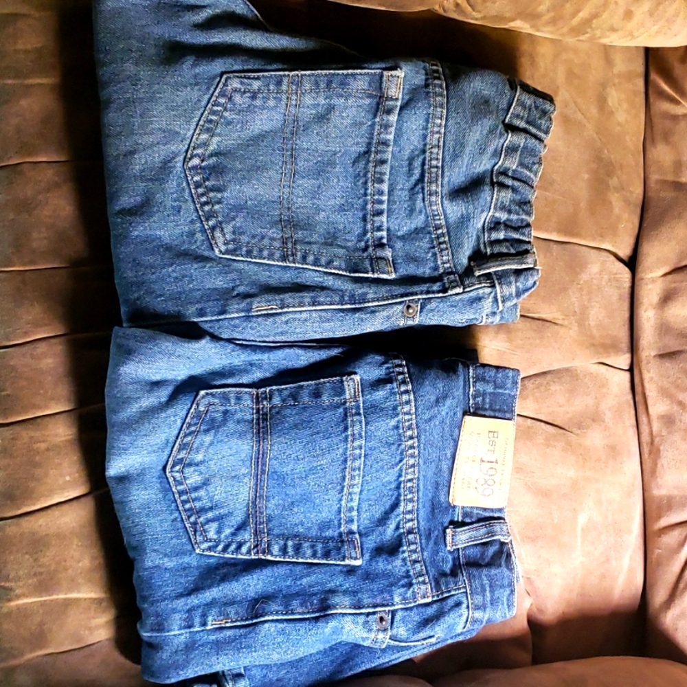 Two pair boys jeans